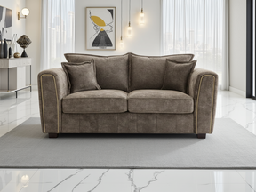 Serena Sofa Brown 2 Seater - Ready2Go Furniture