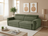 Dakota Electric Sofabed Green 3 Seater - Ready2Go Furniture