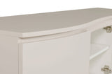 Putty Wooden 3 Door Large TV Cabinet with LED Lighting