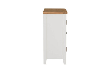 Cashmere Wooden 2 Door Small Sideboard with Oak Top