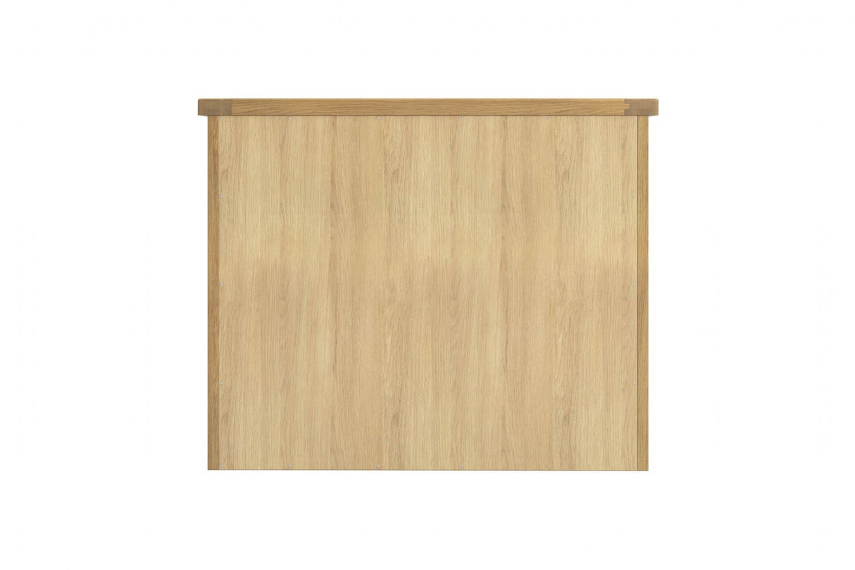 Natural Oak 2 Door Larder Hutch Display Top