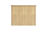 Natural Oak 2 Door Larder Hutch Display Top