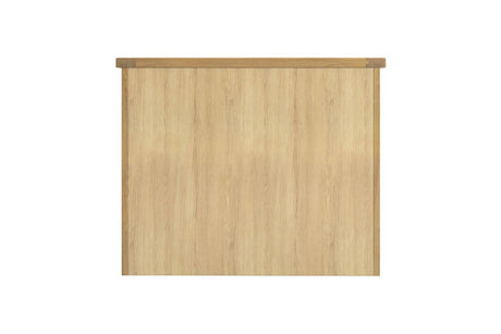 Natural Oak 2 Door Larder Hutch Display Top