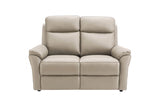 Cashmere Leather Upholstered 2 Seater Sofa