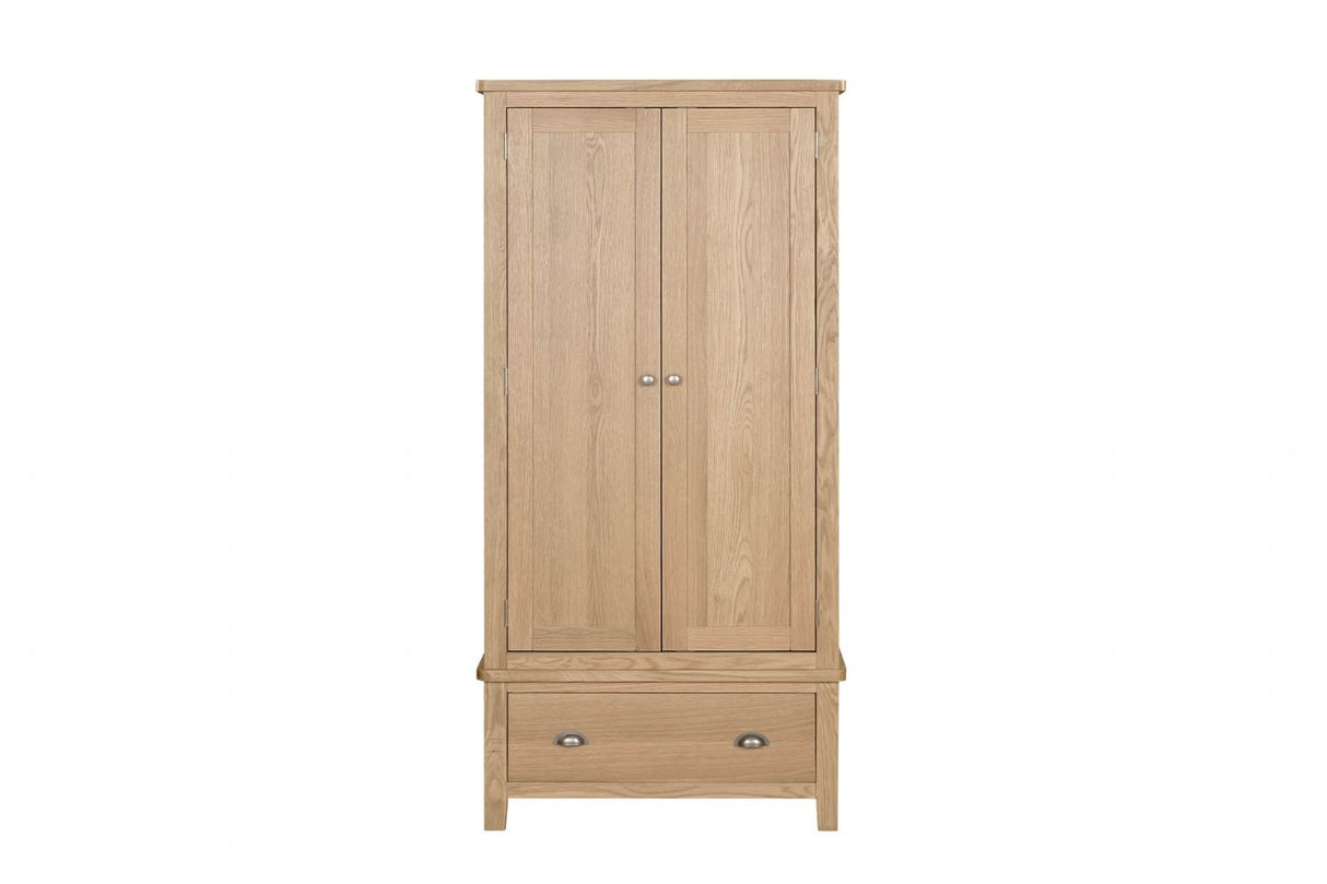 Marsden Wardrobe 2 Door Natural Oak (Nett)