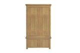 Natural Oak Hall Stand with Storage Base and Hooks