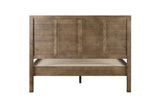 Rustic Pine Wooden King Size Bed Frame with Solid Legs