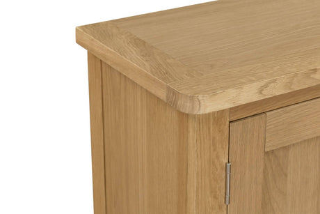 Modern Natural Oak 2 Door Small Sideboard
