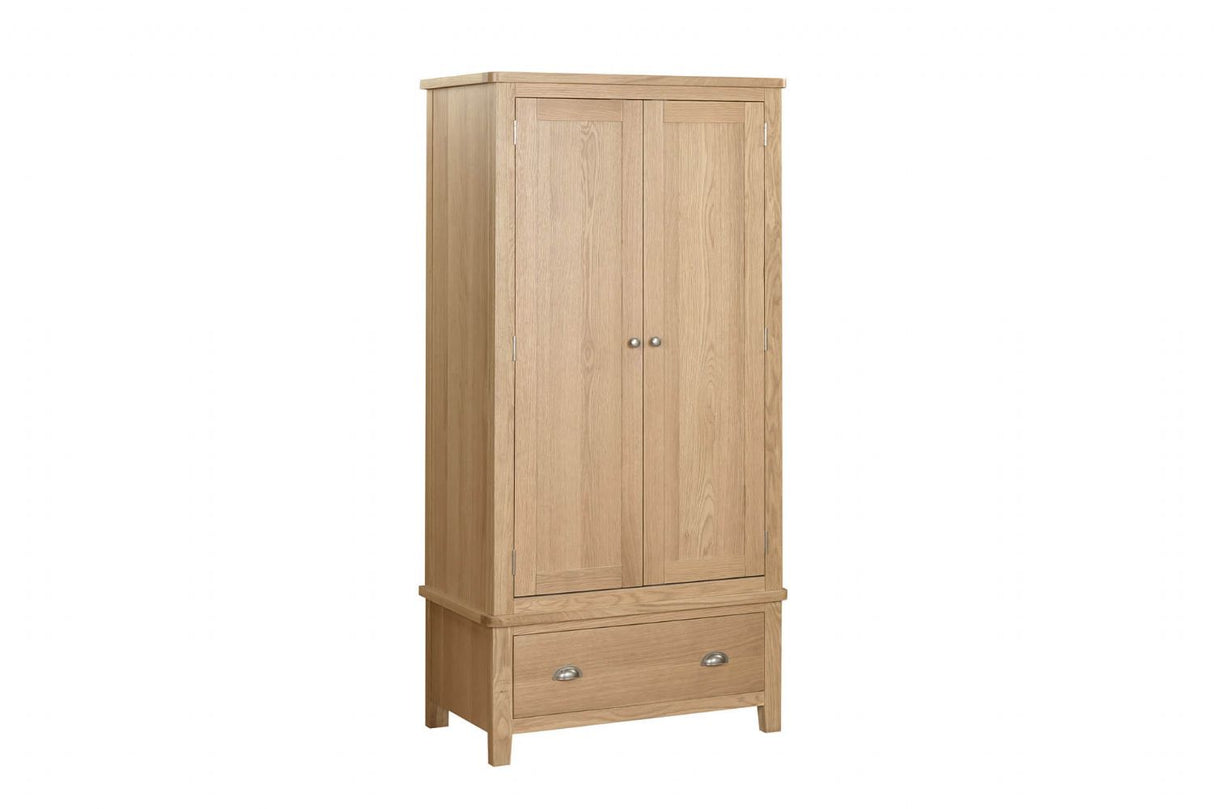 Marsden Wardrobe 2 Door Natural Oak (Nett)
