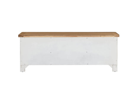 Cashmere Wooden 2 Door Large TV Unit Oak Top