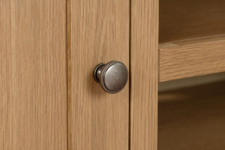 Natural Oak 1 Door Small TV Media Entertainment Unit