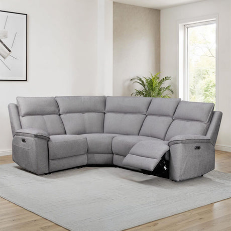 Blaine Corner Group Electric Recliner Greige (Nett)